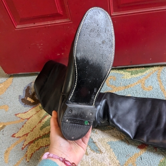 Marlborough Of England Black Leather Riding Boots - Picture 6 of 7